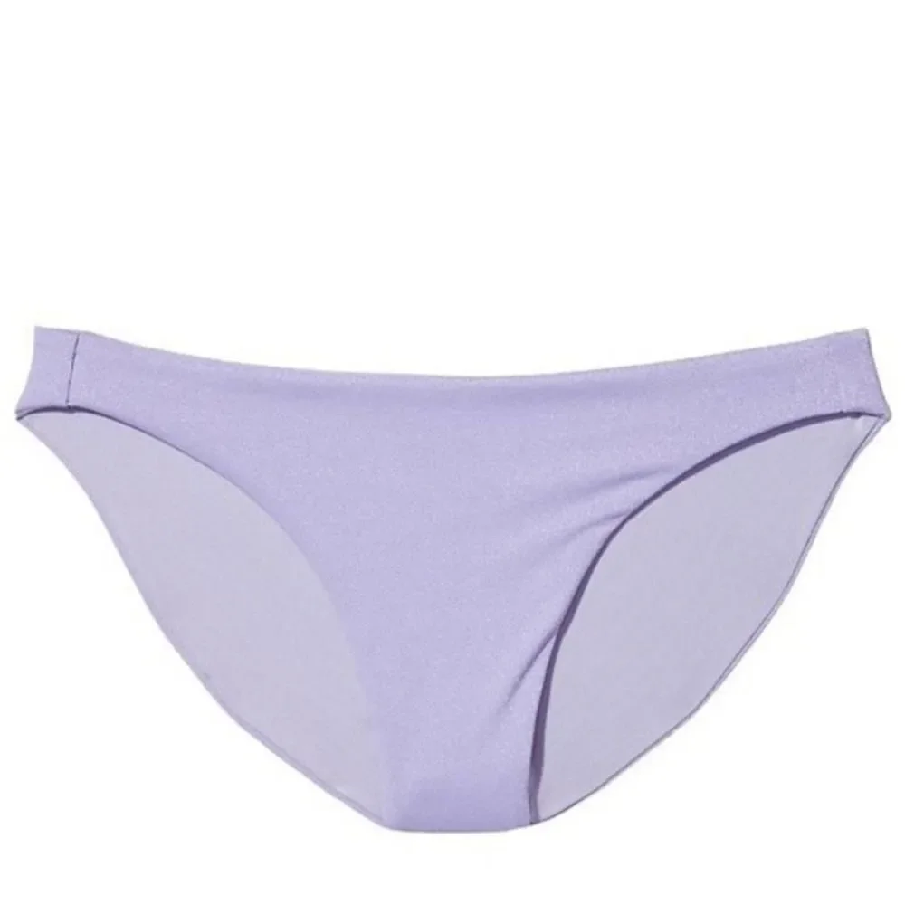 VICTORIA'S SECRET SWIM Essential Bikini Bottom Luxe Lavender Shimmer